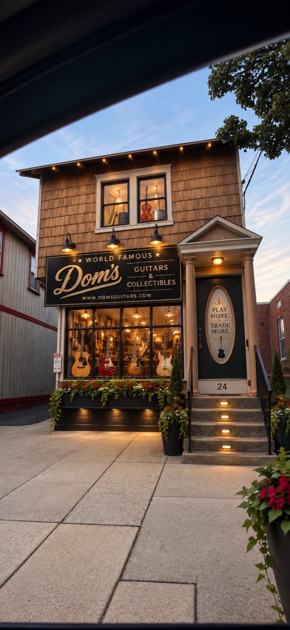 Dom’s Guitars storefront